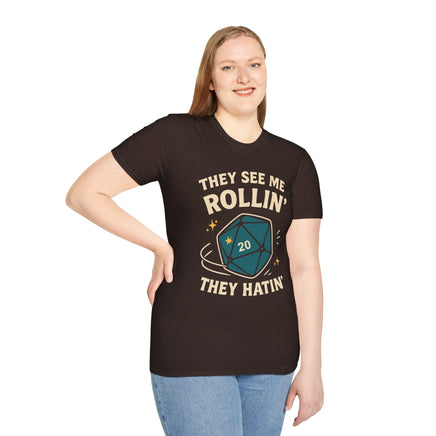 They See Me Rollin' They Hatin' T-Shirt-GoblinSmith
