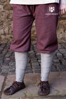 Rus Pants Tilda Herringbone Burgundy/Grey-GoblinSmith