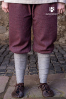 Rus Pants Tilda Herringbone Burgundy/Grey-GoblinSmith