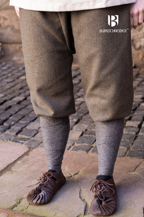 Rus Pants Tilda Herringbone Olive/Grey-GoblinSmith