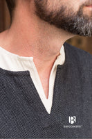 Tunic Tyr Herringbone Black/Grey-GoblinSmith