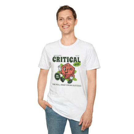 Vintage D20 Critical Hit T-Shirt-GoblinSmith