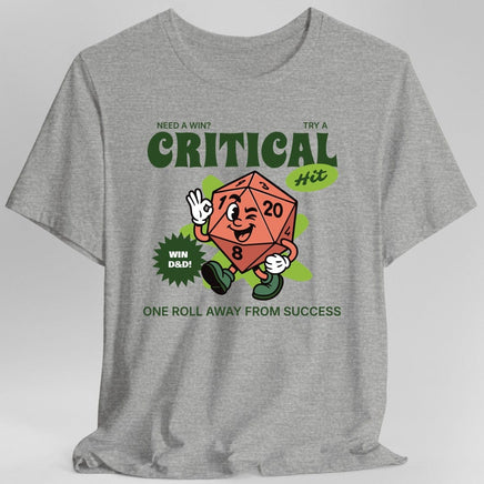 Vintage D20 Critical Hit T-Shirt-GoblinSmith
