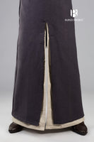 Hooded Long Tunic Renaud Grey-GoblinSmith