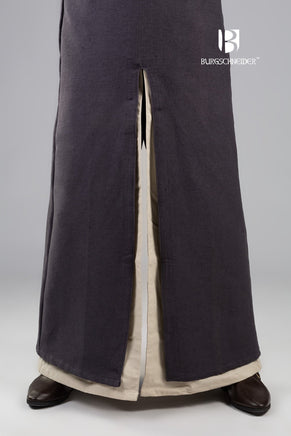 Hooded Long Tunic Renaud Grey-GoblinSmith