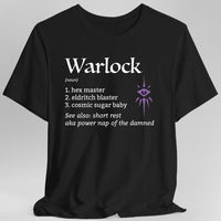 Warlock Class Definition D&D T-shirt-GoblinSmith