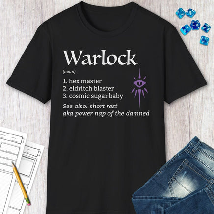 Warlock Class Definition D&D T-shirt-GoblinSmith