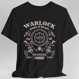 Warlock Class Vintage Label T-Shirt-GoblinSmith
