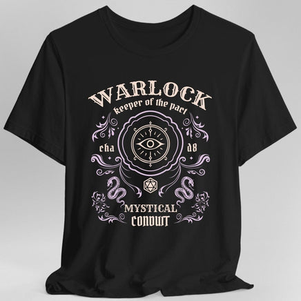 Warlock Class Vintage Label T-Shirt-GoblinSmith
