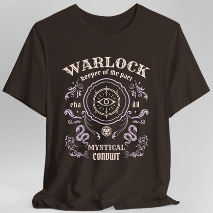 Warlock Class Vintage Label T-Shirt-GoblinSmith