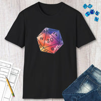 Watercolor Clouds D20 Dice Shirt-GoblinSmith