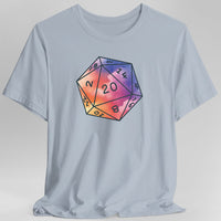 Watercolor Clouds D20 Dice Shirt-GoblinSmith