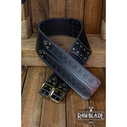Lombard Wide Belt - Black - Whip Perimeter-GoblinSmith