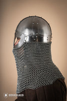 Viking Helmet with Aventail 1,6mm Polished-GoblinSmith