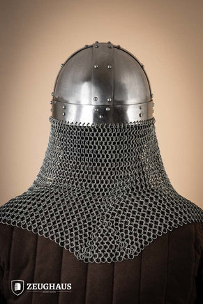 Viking Helmet with Aventail 1,6mm Polished-GoblinSmith