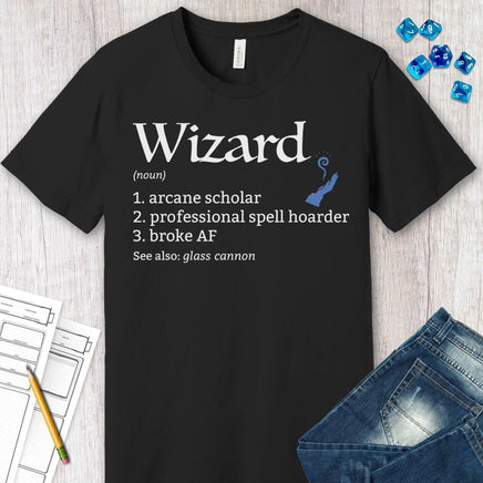 Wizard Class Definition D&D T-Shirt-GoblinSmith