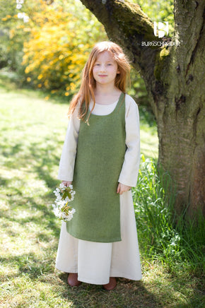 Children's Over Dress Ylva Linden Green-GoblinSmith