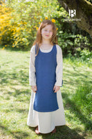 Children's Over Dress Ylva Ocean Blue-GoblinSmith