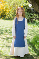 Children's Over Dress Ylva Ocean Blue-GoblinSmith