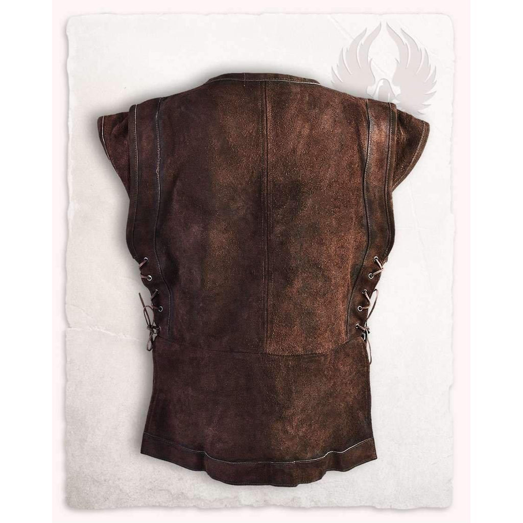 Penda Leather jerkin Suede