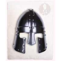 Halanor Barbuta Helmet-GoblinSmith