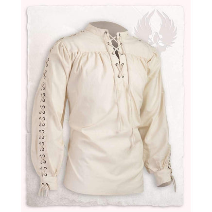 Alex Cotton Shirt with eyelets-GoblinSmith