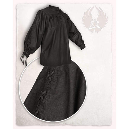 Alex Cotton Shirt with eyelets-GoblinSmith