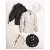 Alex Cotton Shirt with eyelets-GoblinSmith
