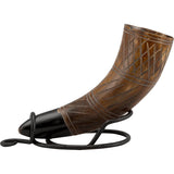 Alfheim Carved Drinking Horn-GoblinSmith