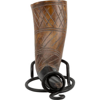 Alfheim Carved Drinking Horn-GoblinSmith