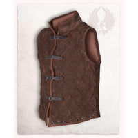 Arthur Gambeson Vest Suede-GoblinSmith