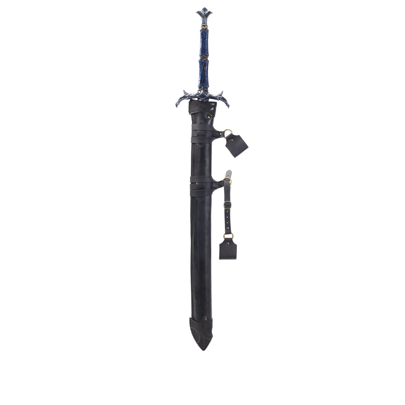小物 053061 CALEE Embossing Leather Sword Handmade Sword with Leather Cover