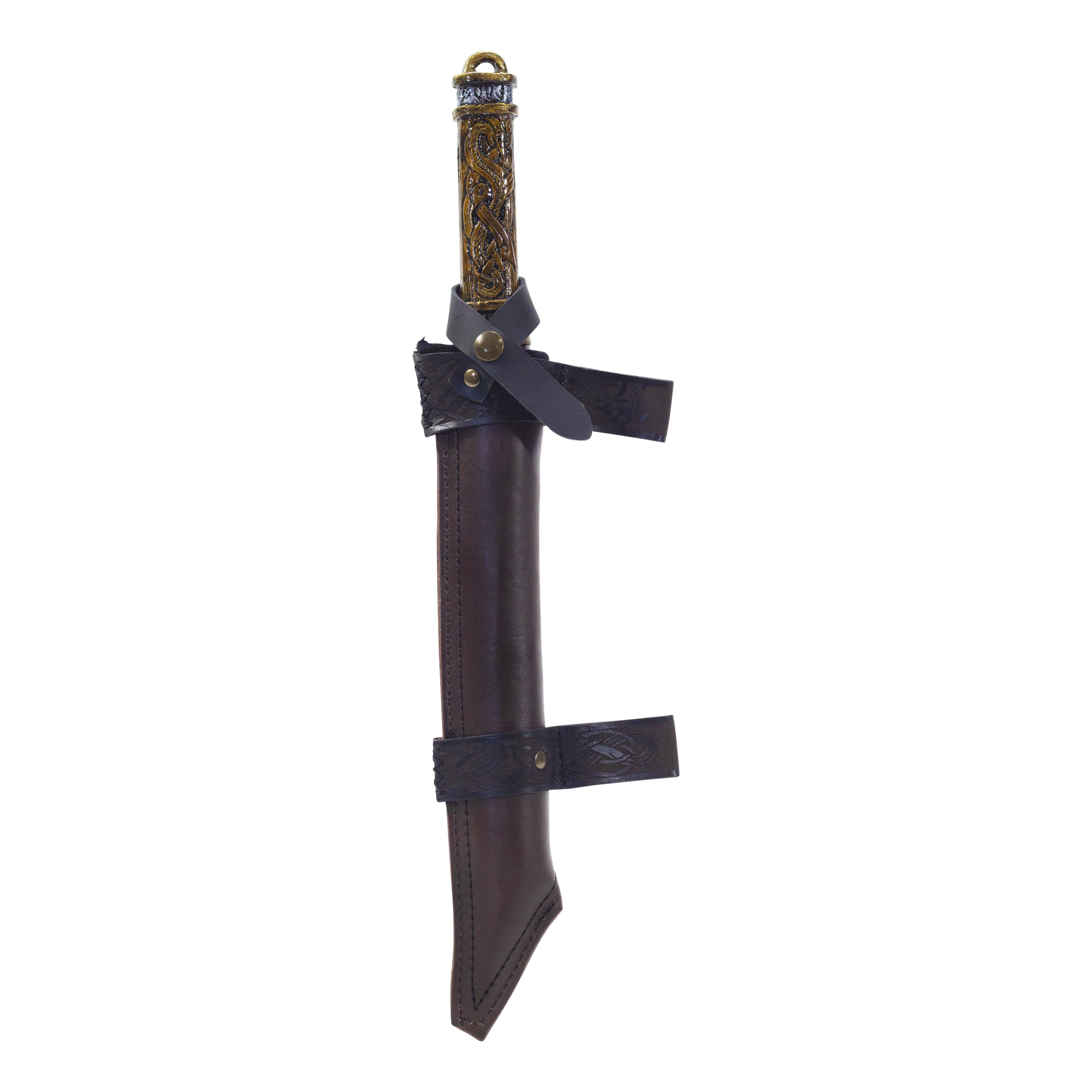 Raiders' Valor: Viking Double Sword Scabbard