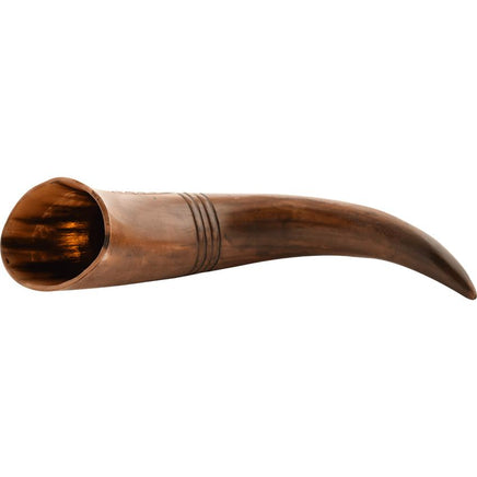 Carved Drinking Horn With Stand-GoblinSmith