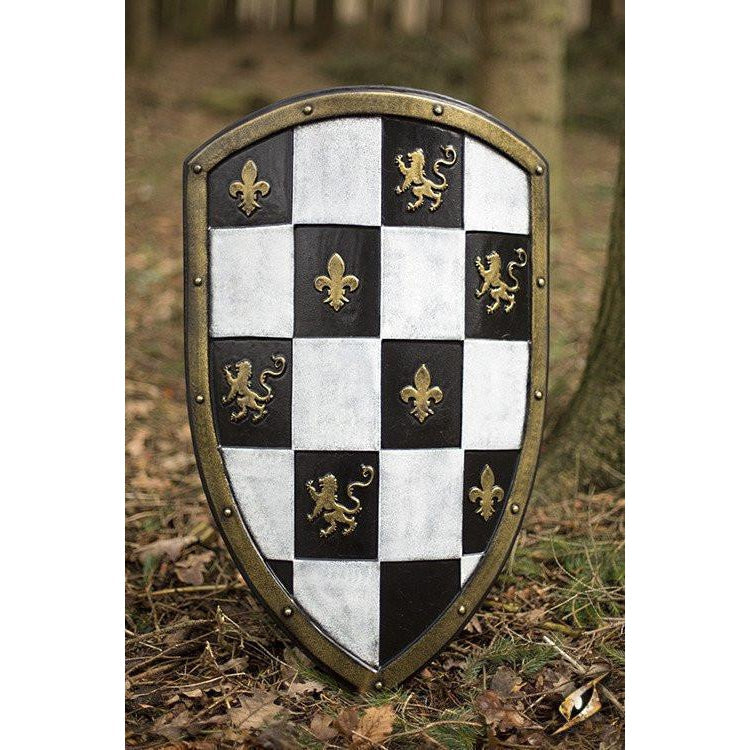 Checkered Larp Shield-GoblinSmith