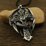 Cross Dragon Pendant-GoblinSmith