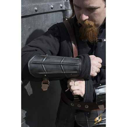 Dark Drake Steel Arm Bracers-GoblinSmith