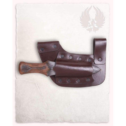 Doran Throwing Dagger Sheath Horizontal-GoblinSmith