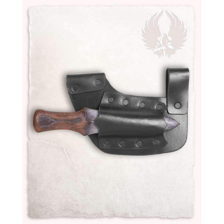 Doran Throwing Dagger Sheath Horizontal-GoblinSmith