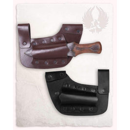 Doran Throwing Dagger Sheath Horizontal-GoblinSmith