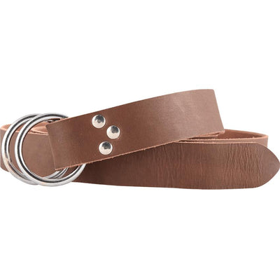 Double Ring Leather Belt-GoblinSmith