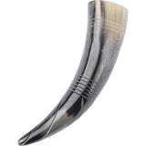 Engraved Dragon Drinking Horn-GoblinSmith