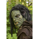 Green Brutal Orc Mask With Hair-GoblinSmith