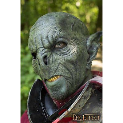 Green Feral Orc Mask-GoblinSmith