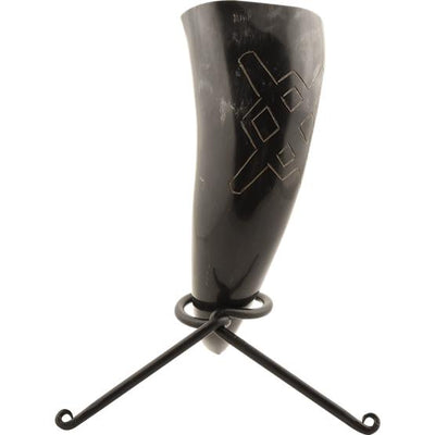 Gungnir Drinking Horn With Stand-GoblinSmith