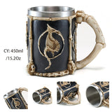 Bone Dragon Sigil Insulated Resin and Stainless Steel Mug-GoblinSmith