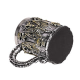 Skulls and Dragon Skeleton Insulated Resin and Stainless Steel Mug-GoblinSmith