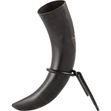 Shield Knot Drinking Horn With Stand-GoblinSmith