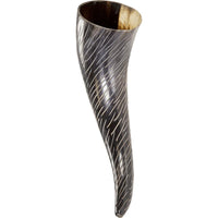 Skadi Carved Drinking Horn With Stand-GoblinSmith
