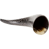 Skadi Carved Drinking Horn With Stand-GoblinSmith
